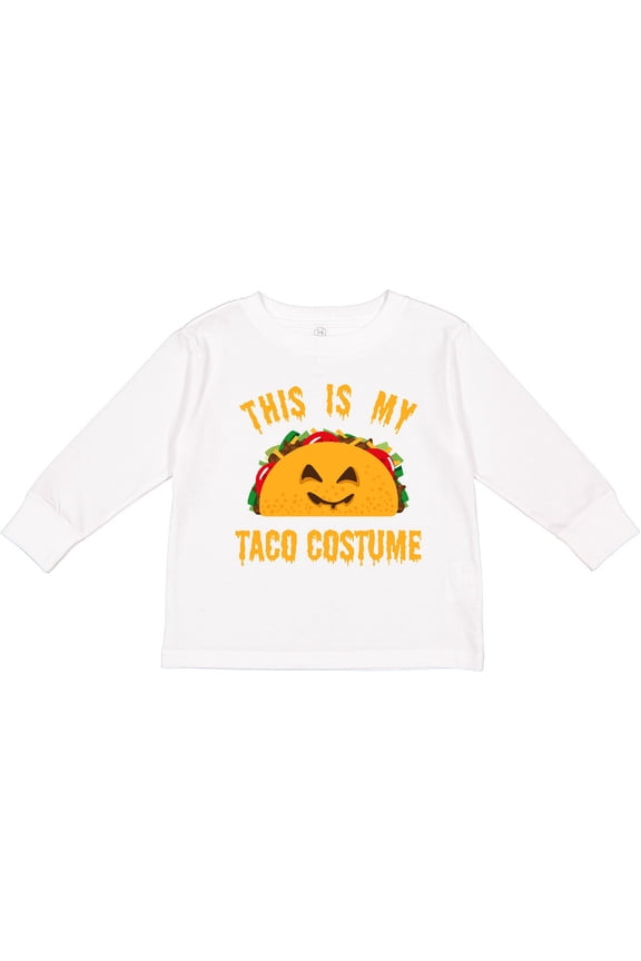 Taco Costume Boys or Girls Long Sleeve Toddler T-Shirt