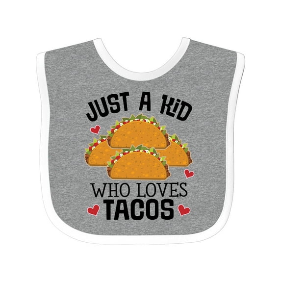 Inktastic Taco Lover Mexican Food Boys or Girls Baby Bib