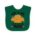 thumbnail image 1 of Inktastic Taco Lover Mexican Food Boys or Girls Baby Bib, 1 of 4