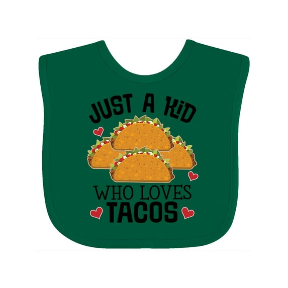 Inktastic Taco Lover Mexican Food Boys or Girls Baby Bib