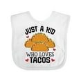 thumbnail image 1 of Inktastic Taco Lover Mexican Food Boys or Girls Baby Bib, 1 of 4