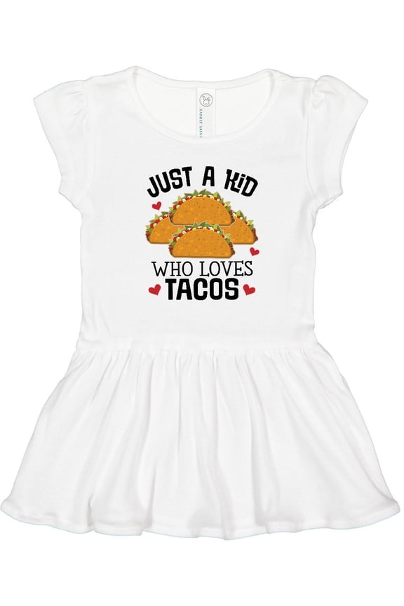 Taco Lover Mexican Food Girls Toddler Dress