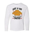 thumbnail image 1 of Inktastic Taco Lover Mexican Food Long Sleeve Youth T-Shirt, 1 of 5