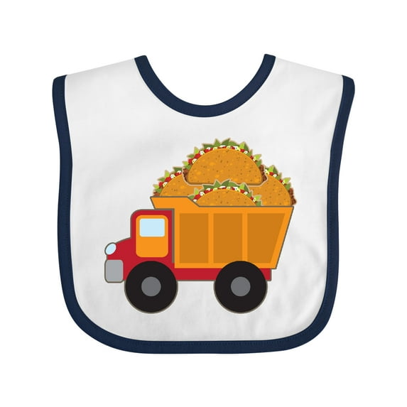 Inktastic Taco Lover Truck Boys or Girls Baby Bib