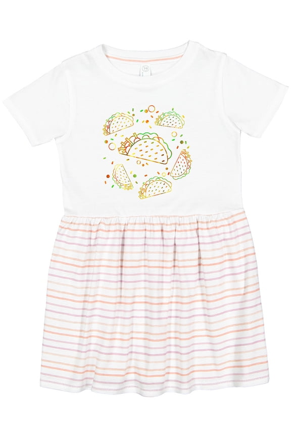 Taco Party Girls Toddler Dress
