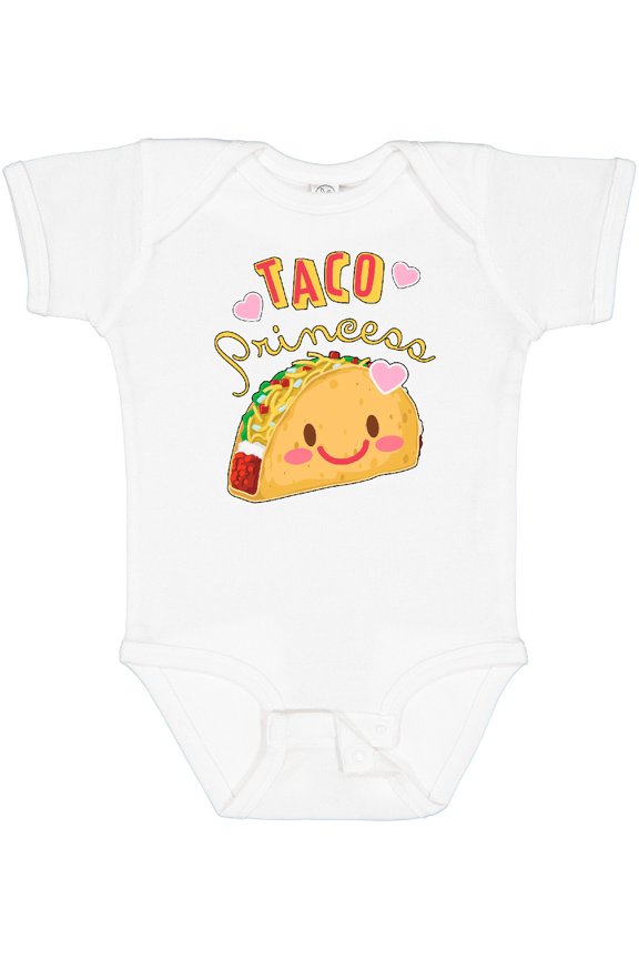 Taco Princess Cute Taco Boys or Girls Baby Bodysuit