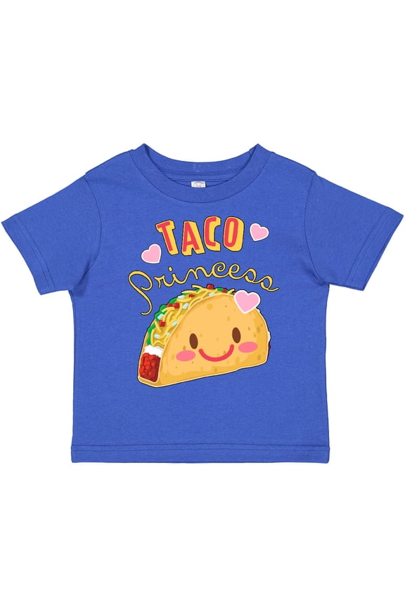 Taco Princess Cute Taco Boys or Girls Toddler T-Shirt
