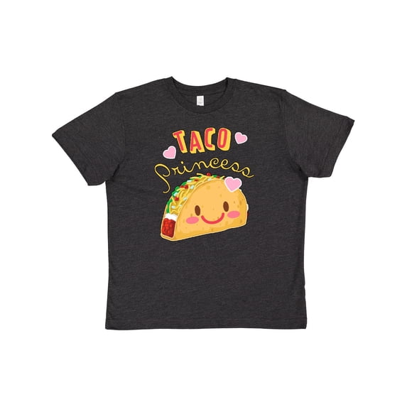Inktastic Taco Princess- Cute Taco Youth T-Shirt