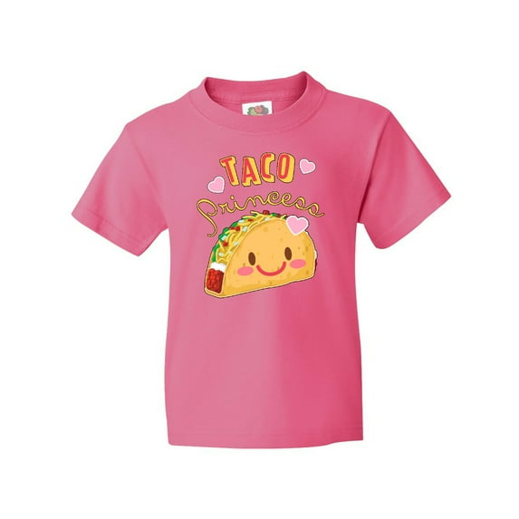 Inktastic Taco Princess- Cute Taco Youth T-Shirt