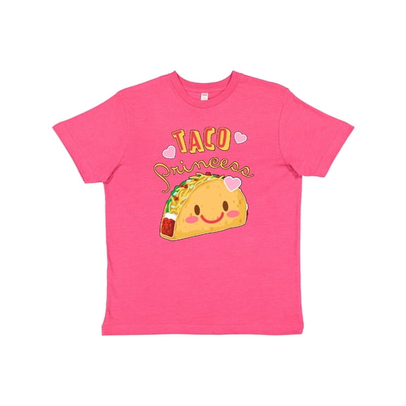 Inktastic Taco Princess- Cute Taco Youth T-Shirt