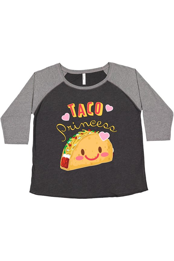 Taco Princess- cute taco Women's Plus Size T-Shirt