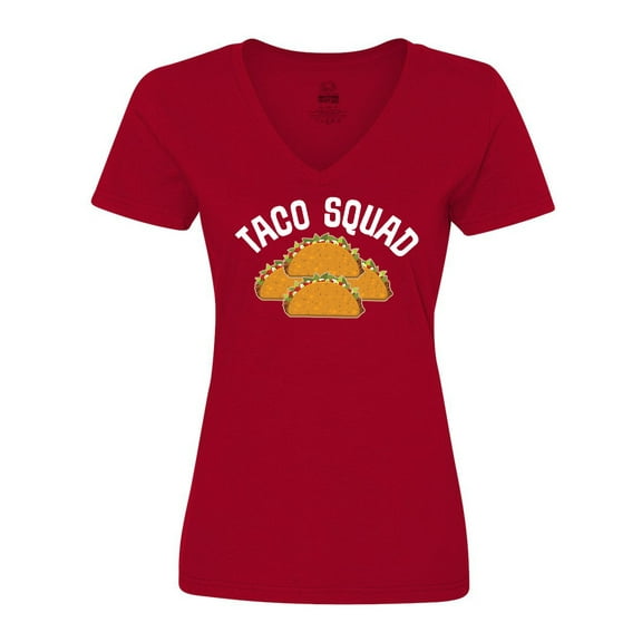 Inktastic Taco Squad Women's V-Neck T-Shirt
