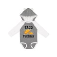 thumbnail image 1 of Inktastic Taco Tuesday Boys or Girls Long Sleeve Baby Bodysuit, 1 of 5