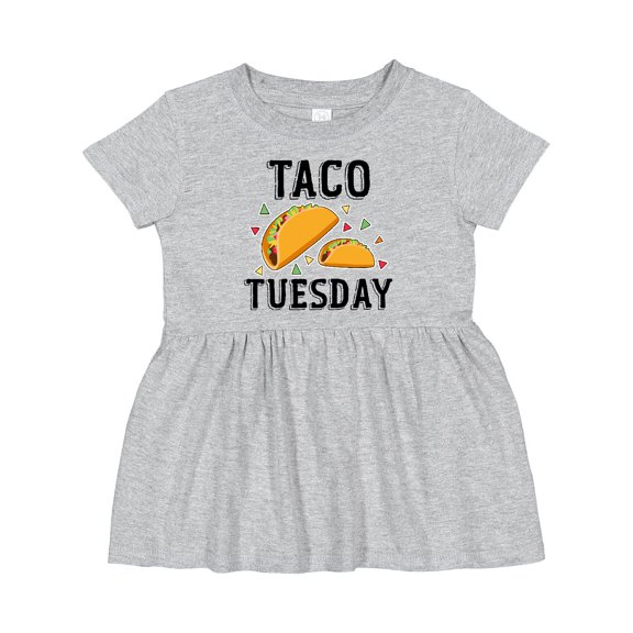 Inktastic Taco Tuesday Girls Baby Dress
