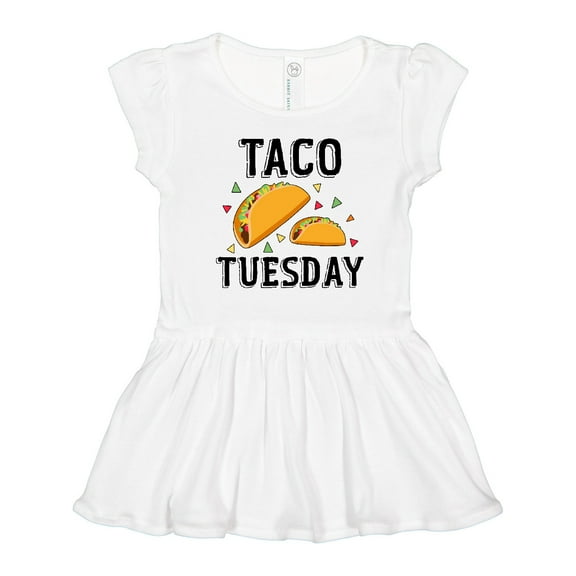 Inktastic Taco Tuesday Girls Toddler Dress