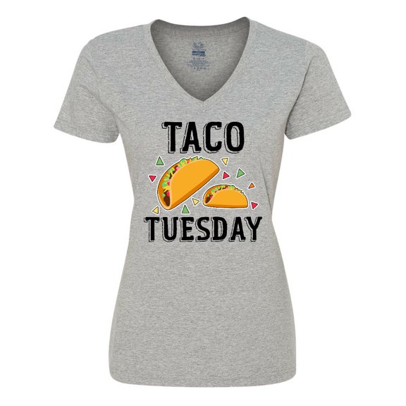 Inktastic Taco Tuesday Women's V-Neck T-Shirt