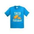 thumbnail image 1 of Inktastic Taco Tuesday Youth T-Shirt, 1 of 5
