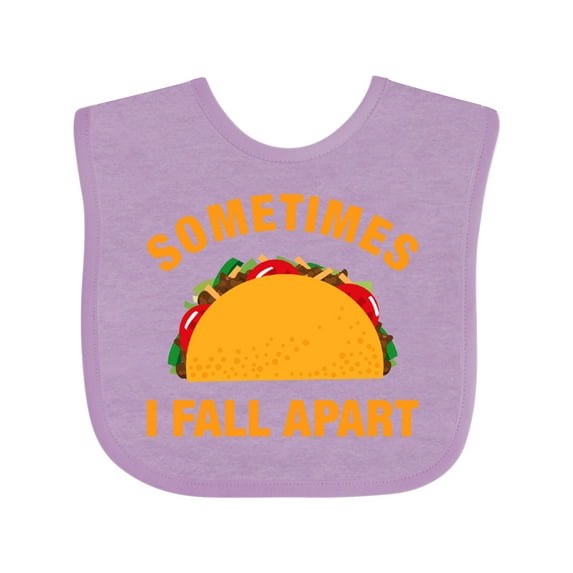 Inktastic Tacos Fall Apart Boys or Girls Baby Bib