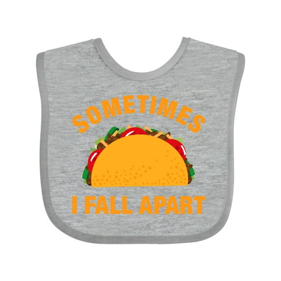 Inktastic Tacos Fall Apart Boys or Girls Baby Bib