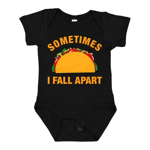 Inktastic Tacos Fall Apart Boys or Girls Baby Bodysuit
