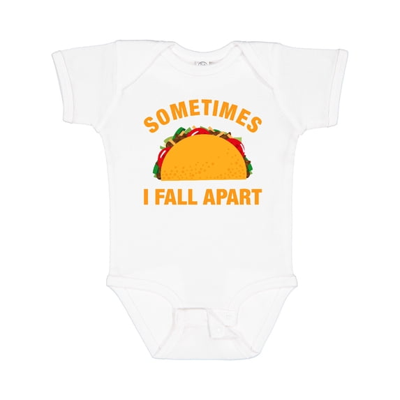 Inktastic Tacos Fall Apart Boys or Girls Baby Bodysuit