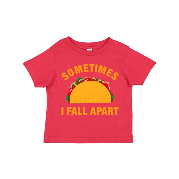 Inktastic Tacos Fall Apart Boys or Girls Toddler T-Shirt