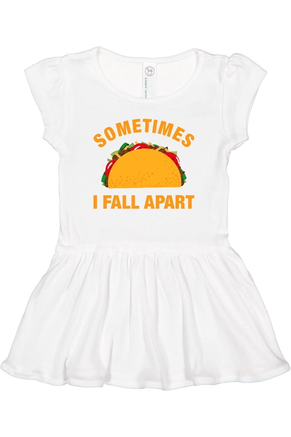Tacos Fall Apart Girls Baby Dress