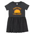 thumbnail image 1 of Inktastic Tacos Fall Apart Girls Toddler Dress, 1 of 5