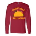 thumbnail image 1 of Inktastic Tacos Fall Apart Long Sleeve T-Shirt, 1 of 5