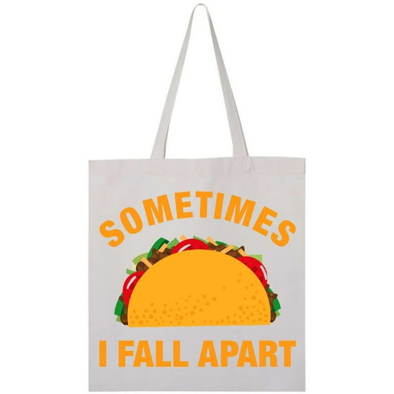 Inktastic Tacos Fall Apart Tote Bag