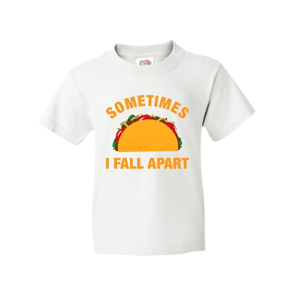 Inktastic Tacos Fall Apart Youth T-Shirt
