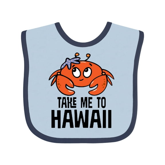 Inktastic Take Me to Hawaii Boys or Girls Baby Bib
