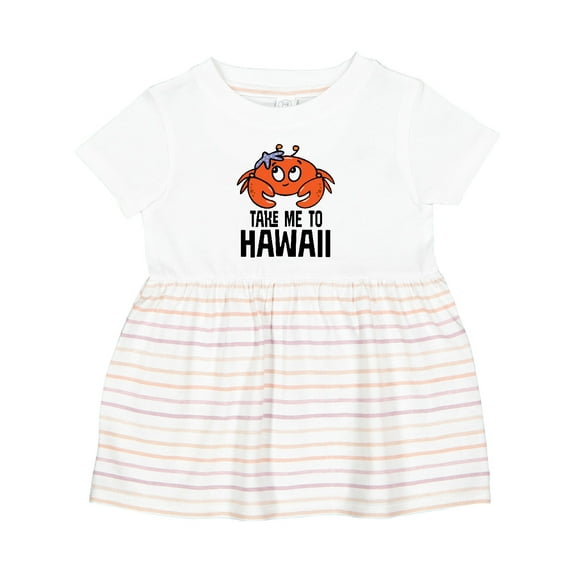 Inktastic Take Me to Hawaii Girls Baby Dress