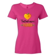 Inktastic Tallahassee Florida Orange in Heart Women's T-Shirt