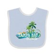 thumbnail image 1 of Inktastic Tampa Bay Florida Beach Trip Boys or Girls Baby Bib, 1 of 4