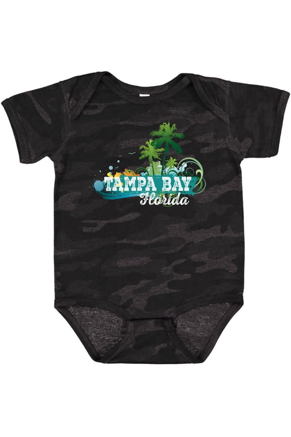 Tampa Bay Florida Beach Trip Boys or Girls Baby Bodysuit