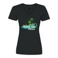 thumbnail image 1 of Inktastic Tampa Bay Florida Beach Trip Women's V-Neck T-Shirt, 1 of 5
