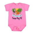 thumbnail image 1 of Inktastic Tampa Bay Florida Flamingo Girls Baby Bodysuit, 1 of 5