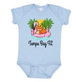 thumbnail image 1 of Inktastic Tampa Bay Florida Flamingo Girls Baby Bodysuit, 1 of 5