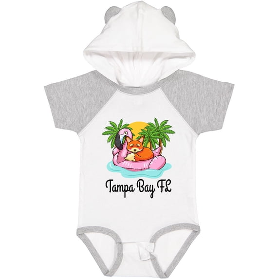 Inktastic Tampa Bay Florida Flamingo Girls Baby Bodysuit