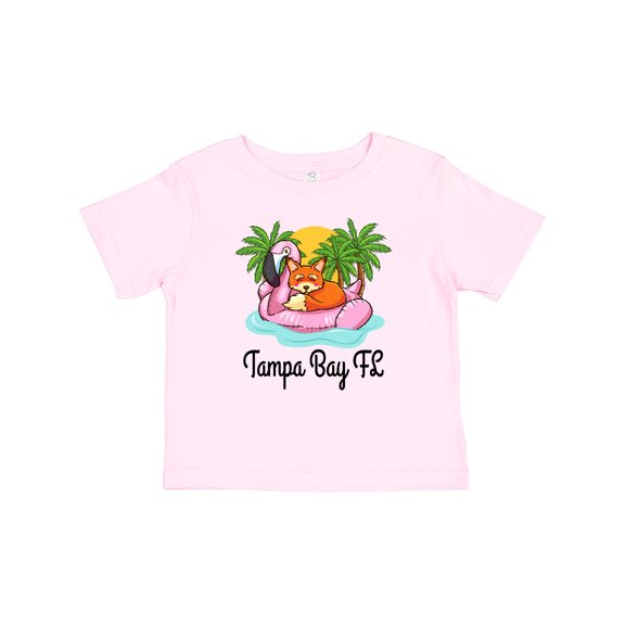 Inktastic Tampa Bay Florida Flamingo Girls Baby T-Shirt
