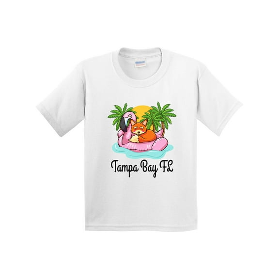 Inktastic Tampa Bay Florida Flamingo Youth T-Shirt