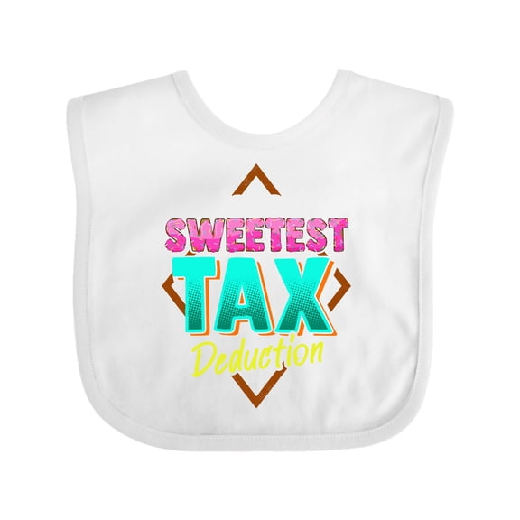Inktastic Tax Deduction Funny Baby Clothes Girls Baby Bib
