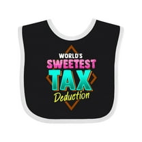 Inktastic Tax Deduction Funny Baby Clothes Girls Baby Bib