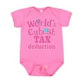 thumbnail image 1 of Inktastic Tax Deduction Worlds Cutest Girls Girls Baby Bodysuit, 1 of 5