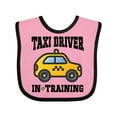 thumbnail image 1 of Inktastic Taxi Driver in Training Boys or Girls Baby Bib, 1 of 4