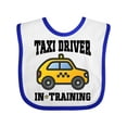 thumbnail image 1 of Inktastic Taxi Driver in Training Boys or Girls Baby Bib, 1 of 4