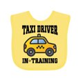 thumbnail image 1 of Inktastic Taxi Driver in Training Boys or Girls Baby Bib, 1 of 4
