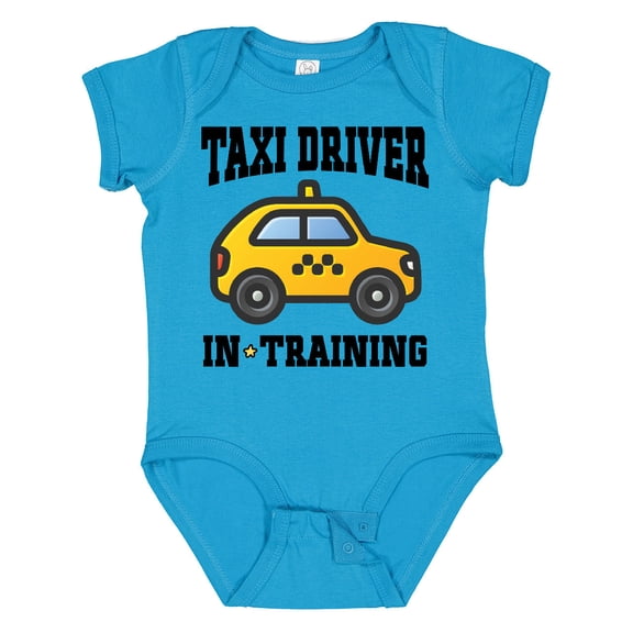 Inktastic Taxi Driver in Training Boys or Girls Baby Bodysuit