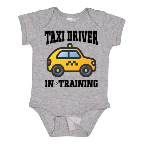 Inktastic Taxi Driver in Training Boys or Girls Baby Bodysuit